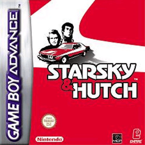 Starsky and Hutch box art for GameBoy Advance